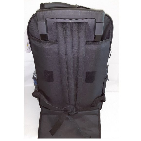 Carry On Backpack Rolling Backpack Travel Backpack Carry On Backpack with Wheels - Picture 12 of 15